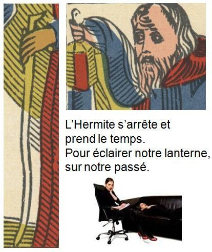carte hermite tarot psychanalyse vincent beckers