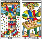 vincent-beckers, maison dieu renverse, carte tarot, faillite