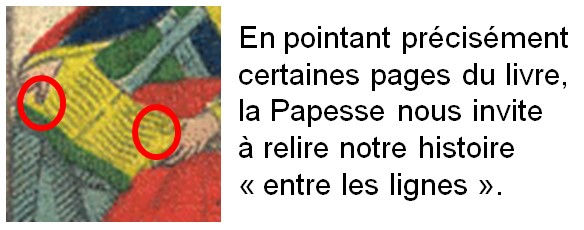 carte papesse tarot psychogénéalogique vincent beckers