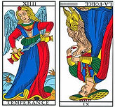 vincent-beckers, force, tempérance, carte tarot