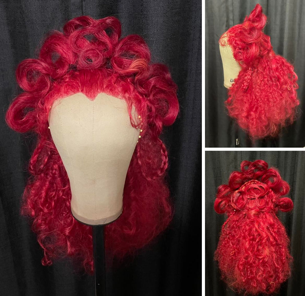 Lace Front Red Human Hair Wig