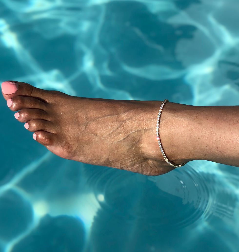 Thumbnail: Tennis Ankle Bracelet 