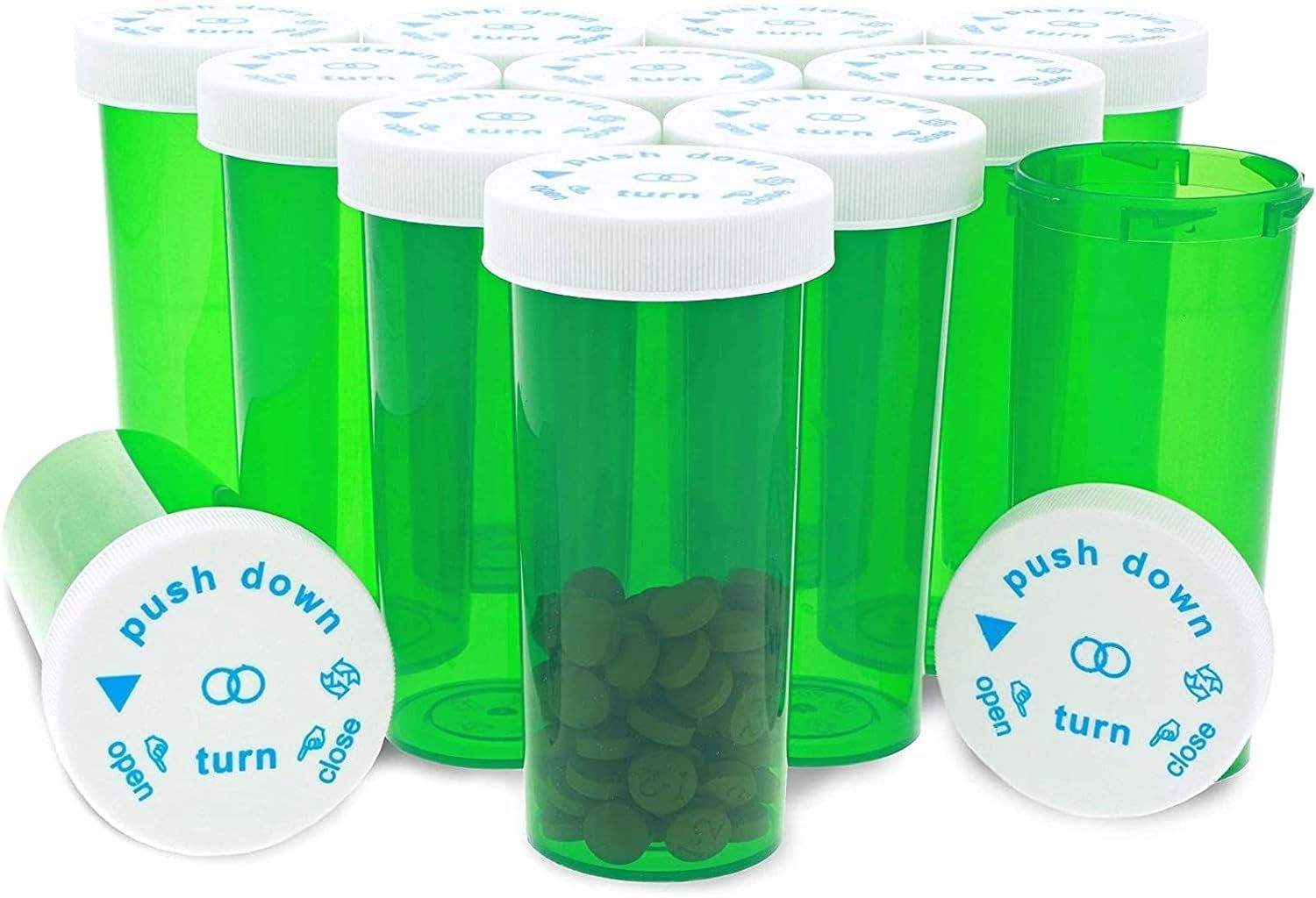 Green Vials 30 Dram