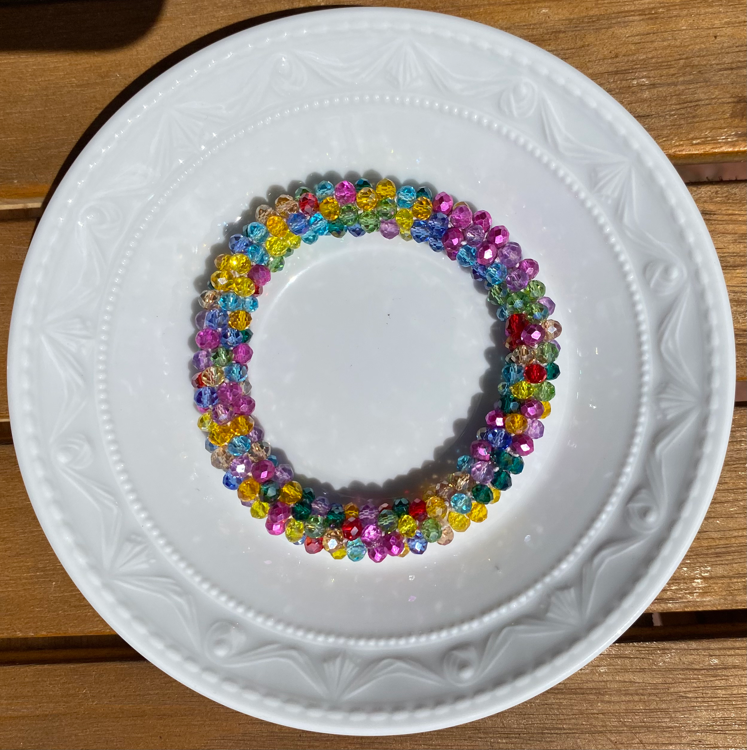 Kristall Armband (bunt)