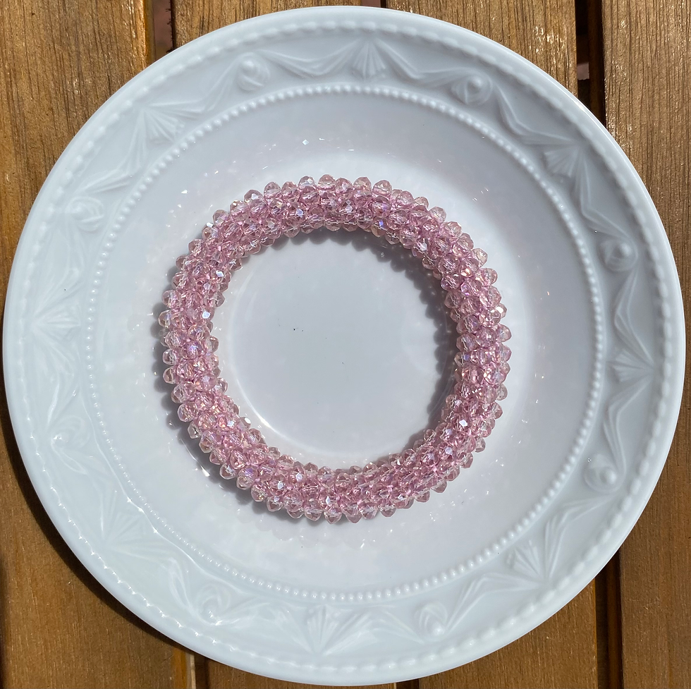 Miniaturbild: Kristall Armband (rot)