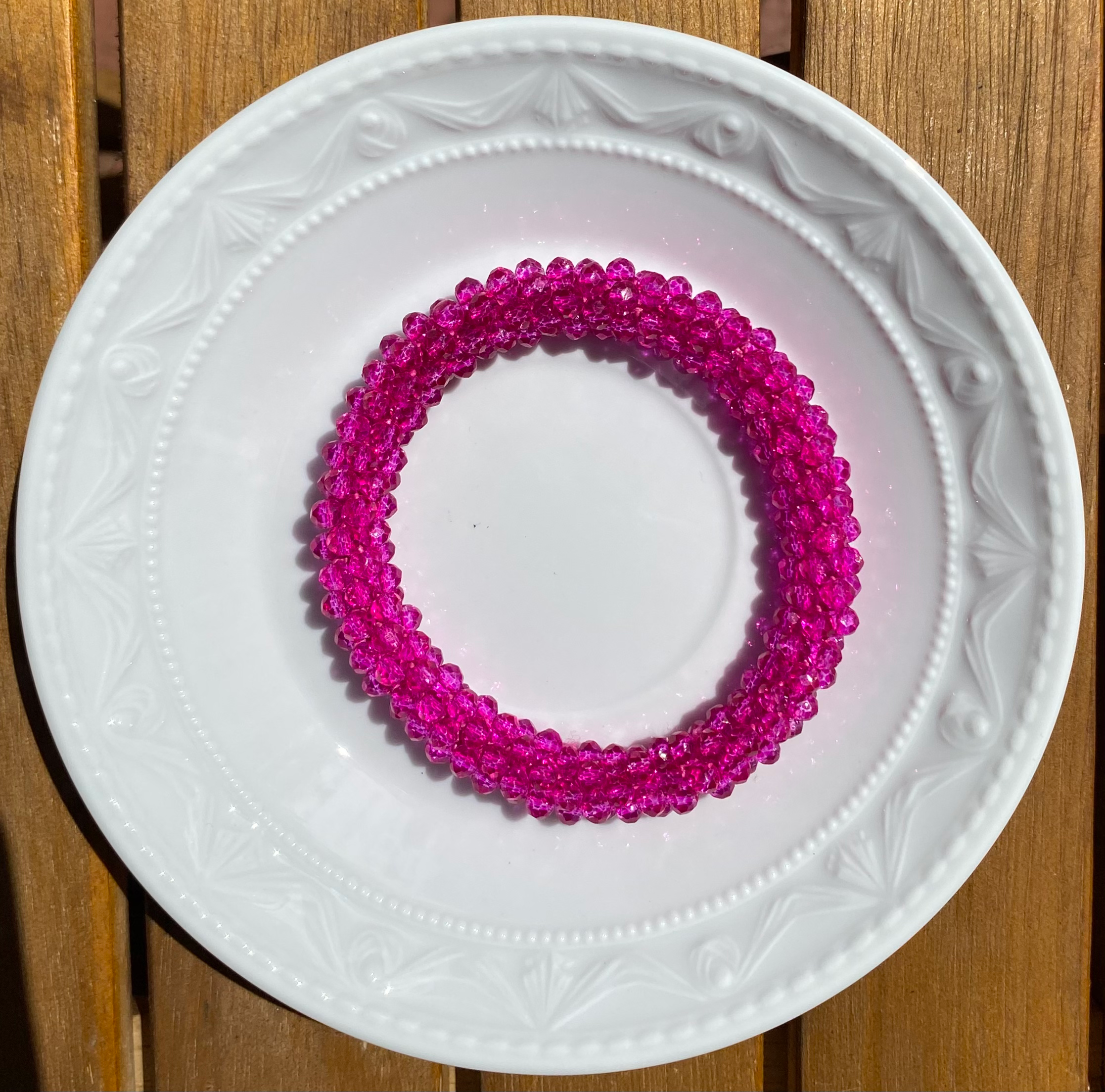 Kristall Armband (pink)