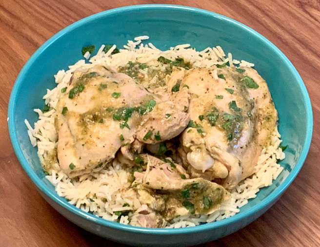 Braised Tomatillo Chicken