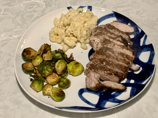 Jerk Marinated Air Roasted Pork Chops