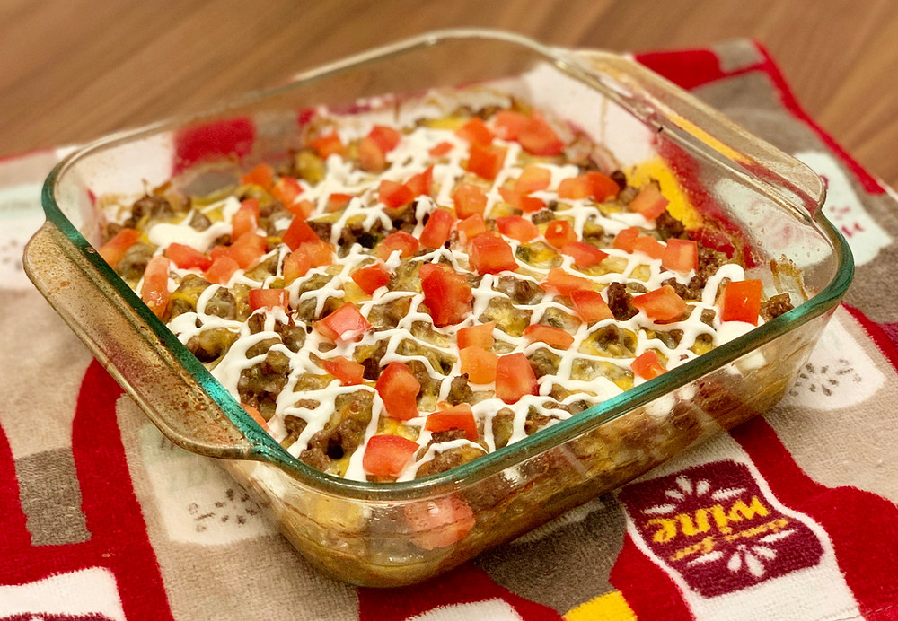 ground beef enchilada casserole
