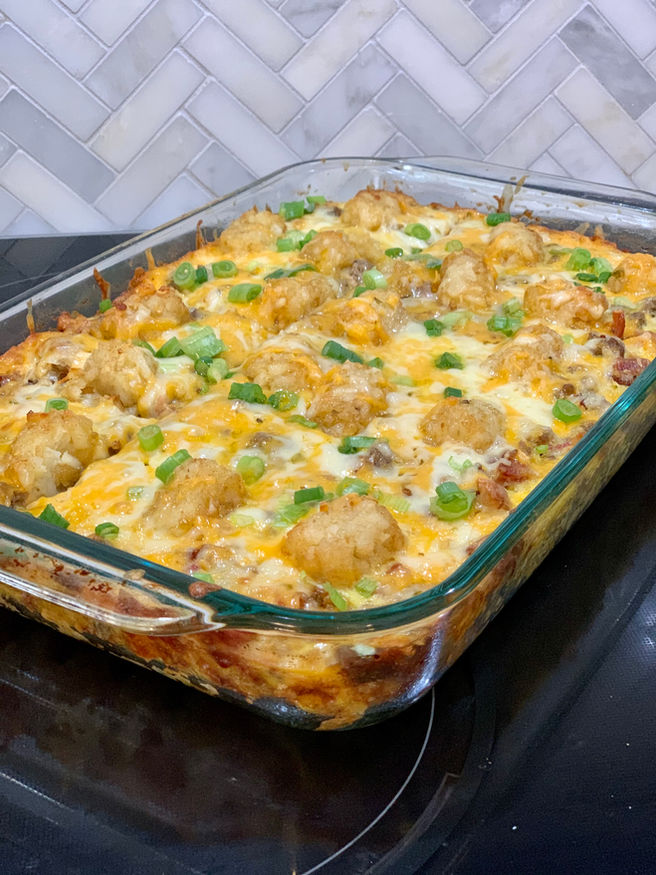 Tater Tot Breakfast Casserole