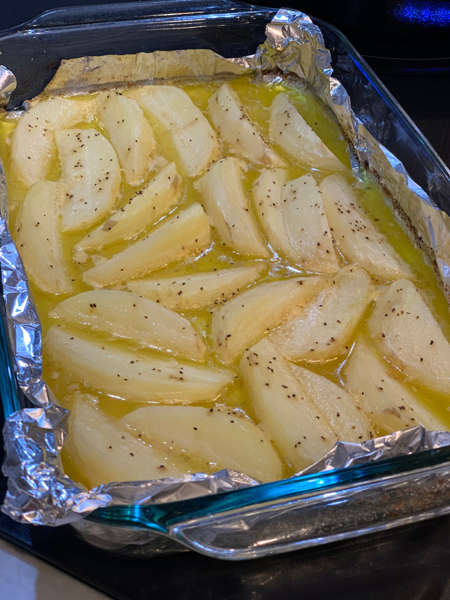 Lemon Potatoes (Lemonates Patates)
