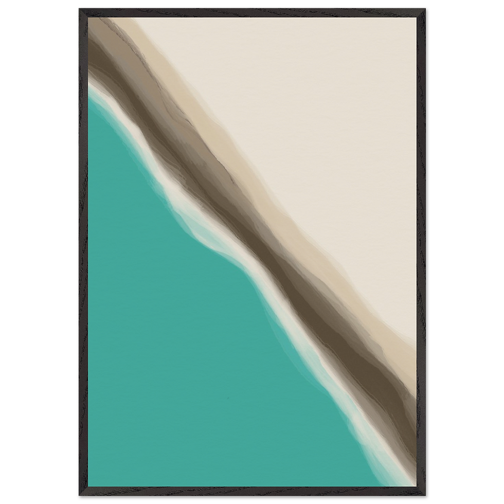 Between Worlds minimalist abstract wall art