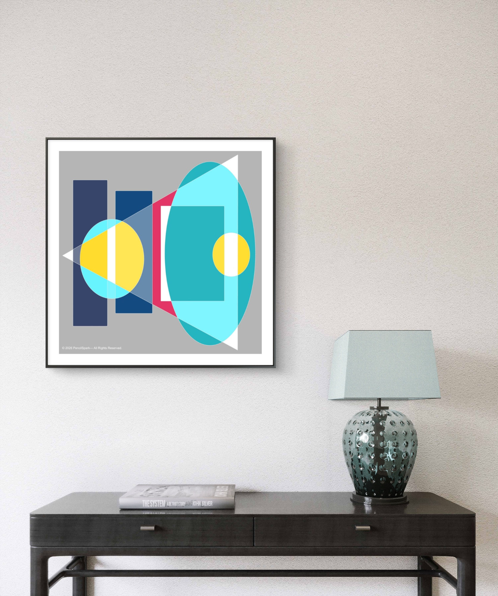 Quantum Alignment -Abstract Wall Art for Modern Interior