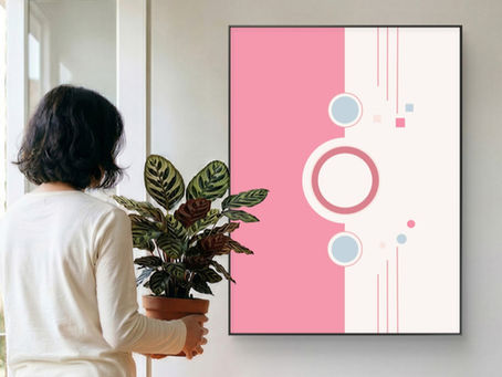Reforming — limited edition framed abstract art, soft clustering transformative forms, Pencil Spark 2026