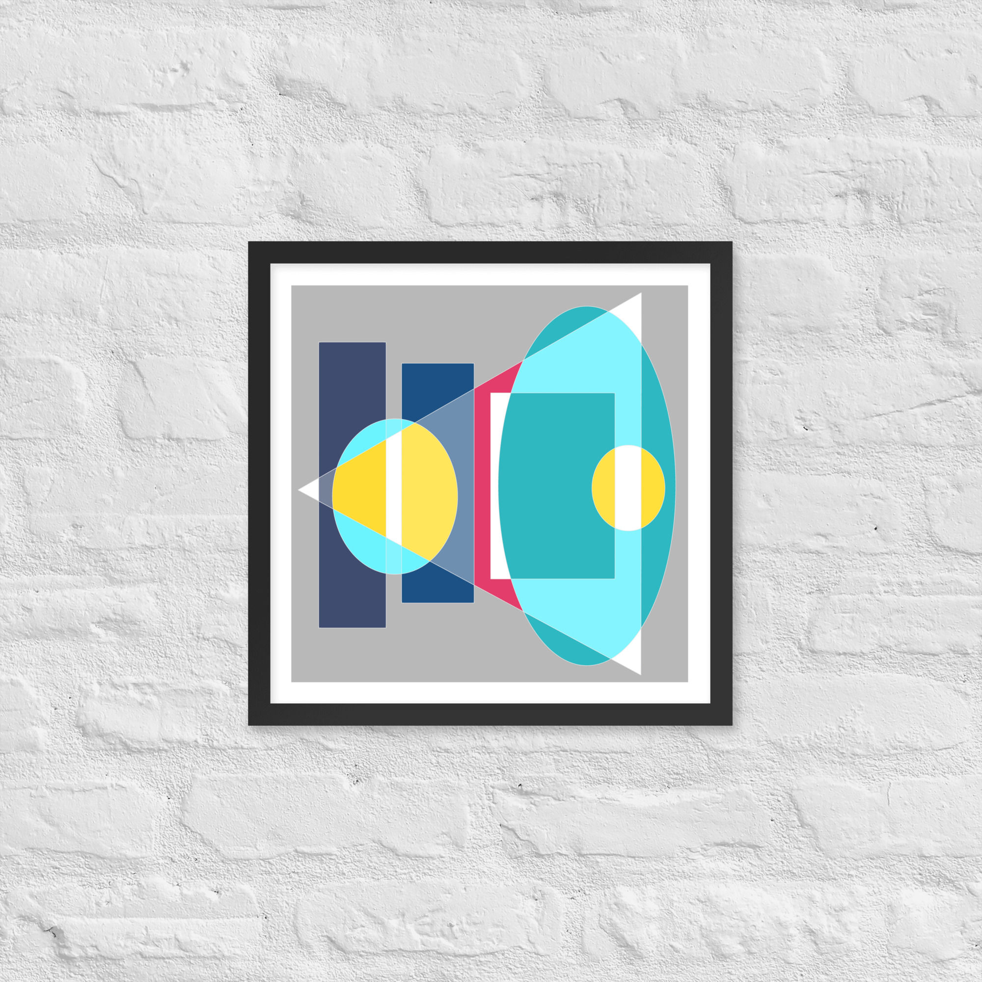 Quantum Alignment – Framed Wall Art Print by Pencil Spark