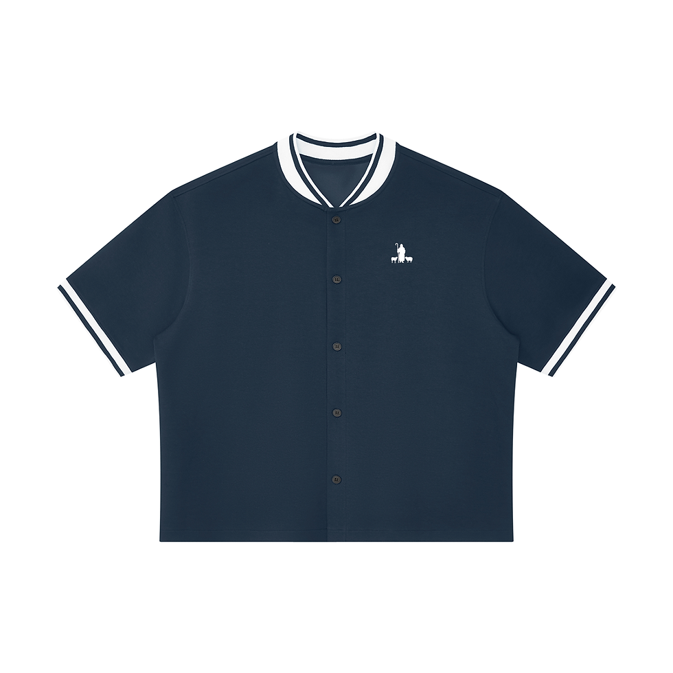 Thumbnail: Poimen Essential - Unisex Oversized Baseball Jersey