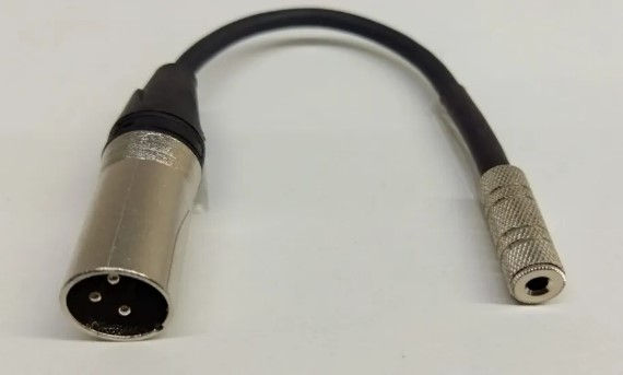 Miniatura: Adaptador Xlr (Macho) + Jack J2 (P2 Fêmea) De 20cm
