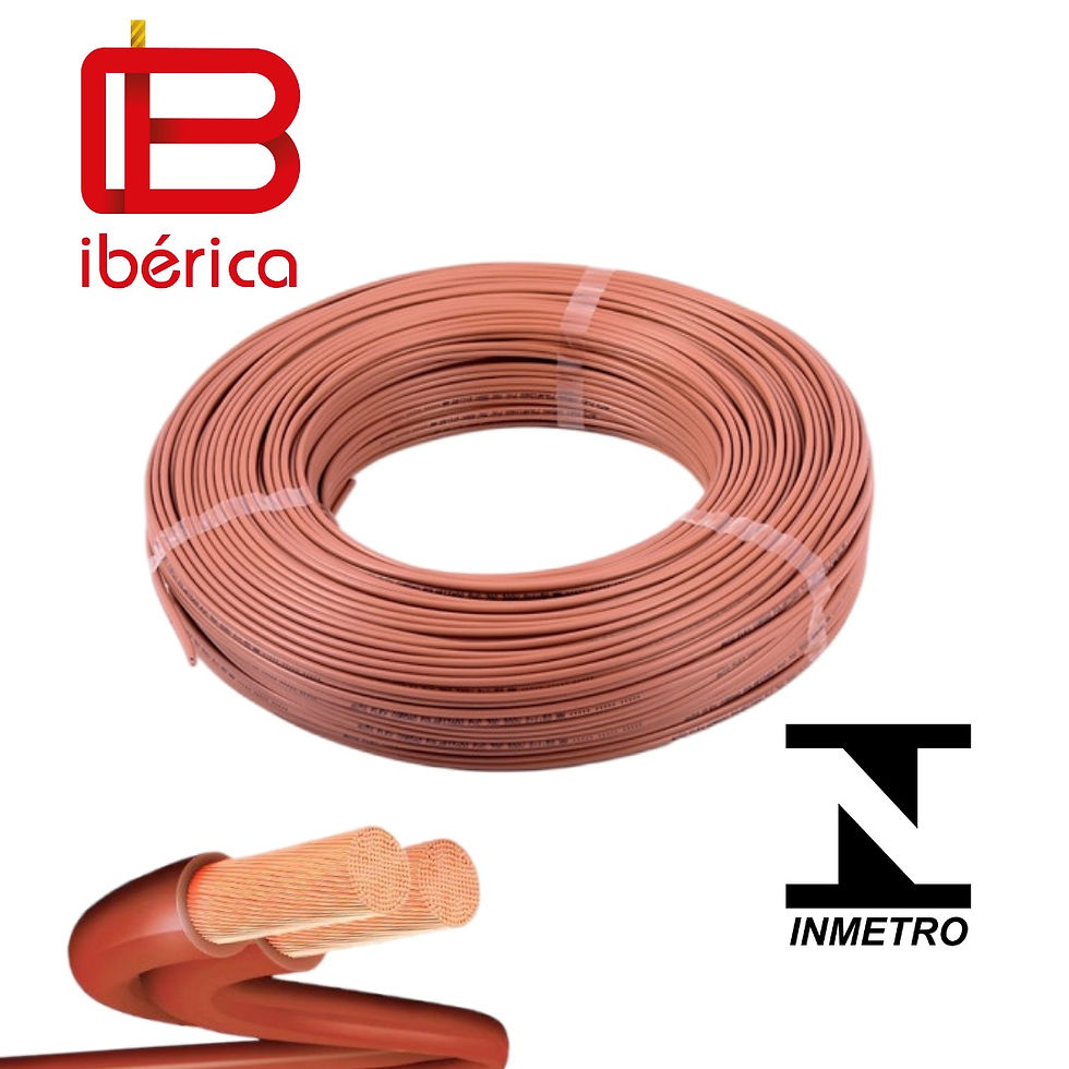 Cabo Paralelo 2 x 4,00 mm² - Rolo com 100 mts