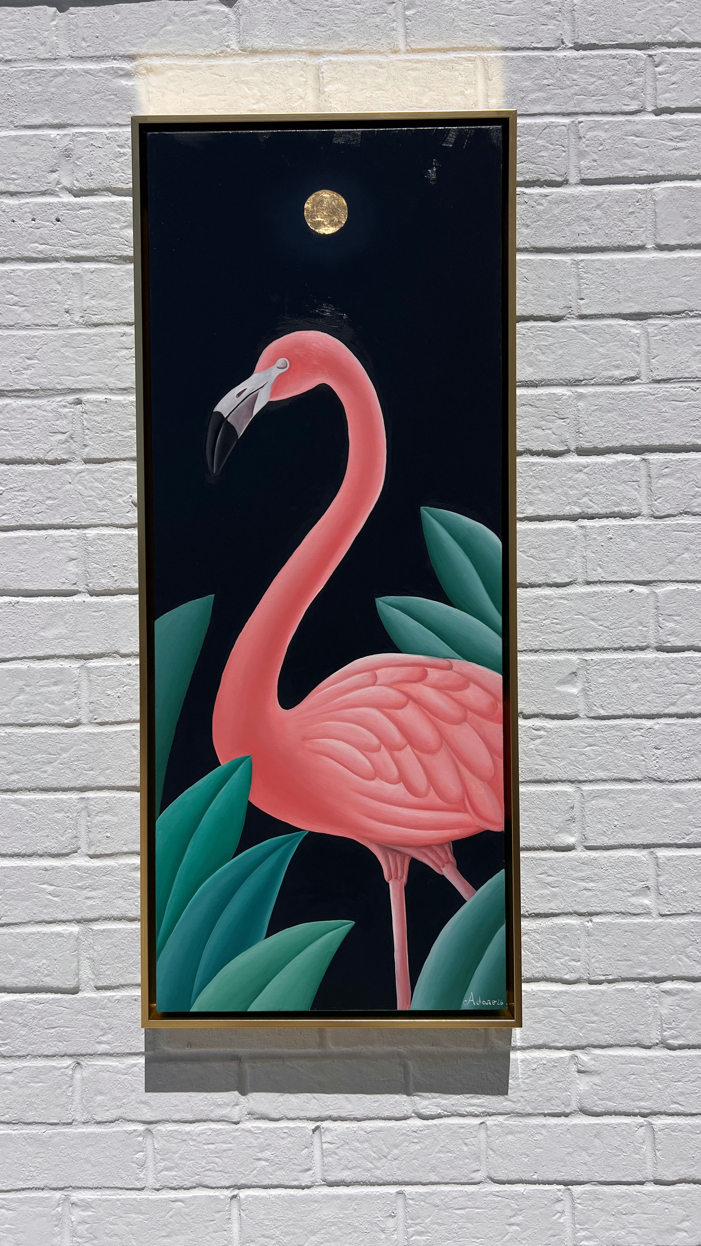 “Mingo El Flamingo” 16x40