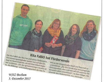 AWO Kita FaBiO WAZ Presseartikel