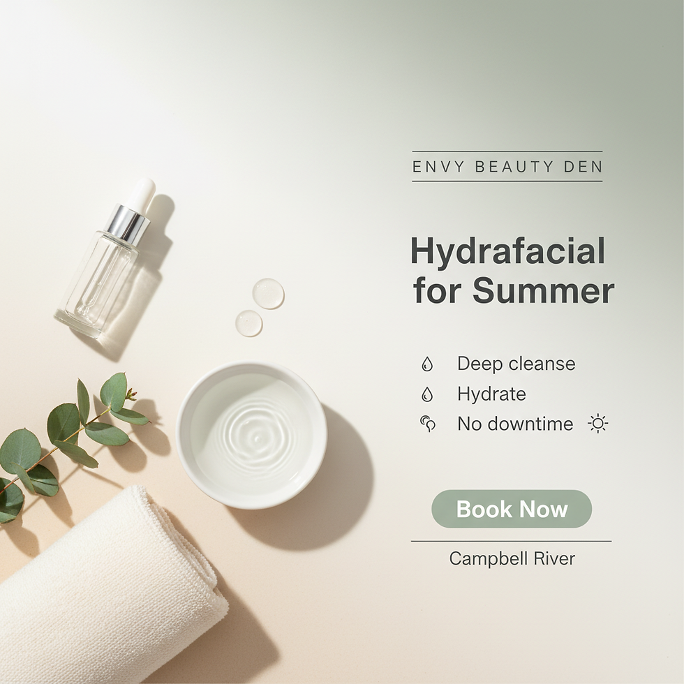HydraFacial in Campbell River: Simple Summer Skincare that works for you.