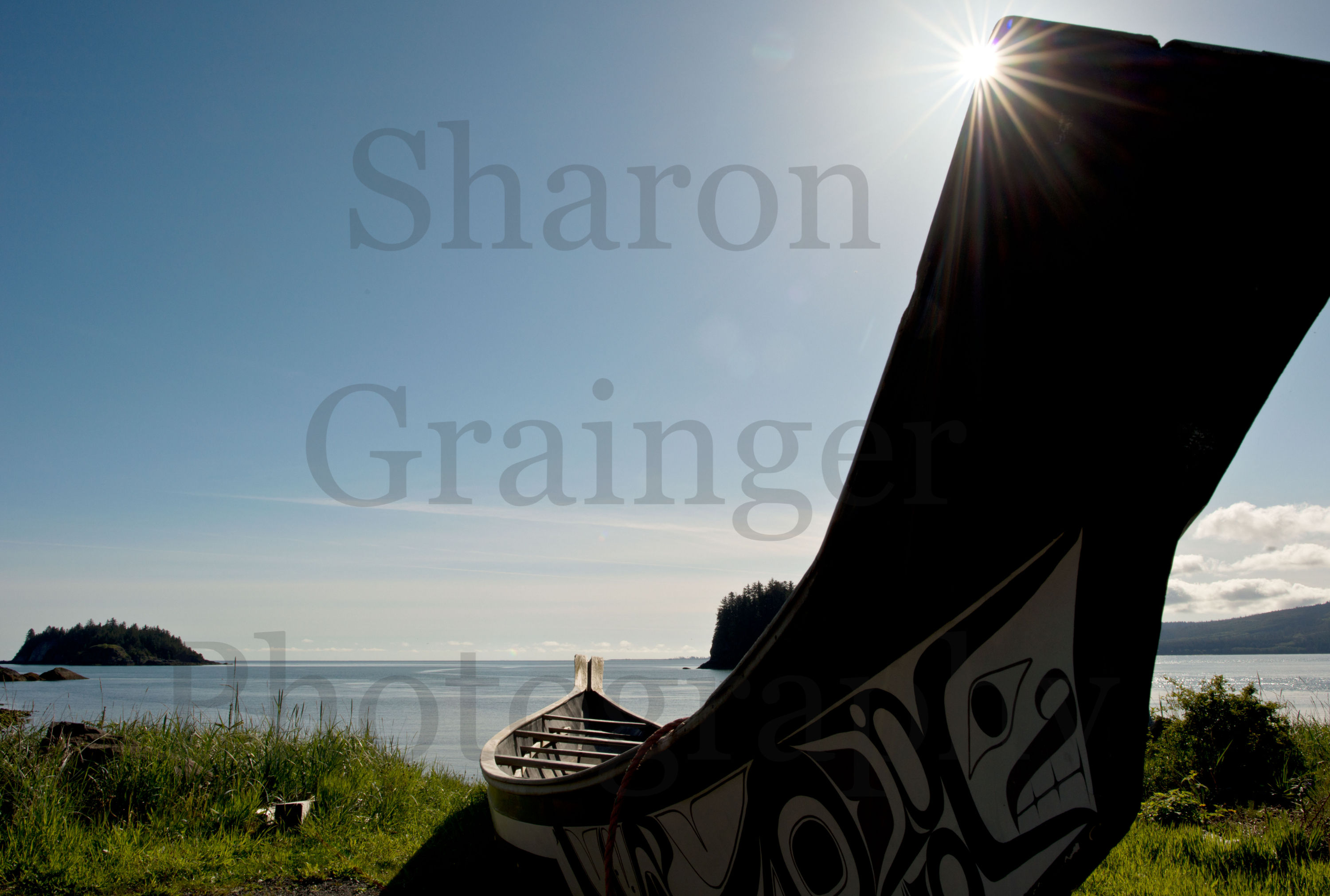 Haida journey Canoe....resting