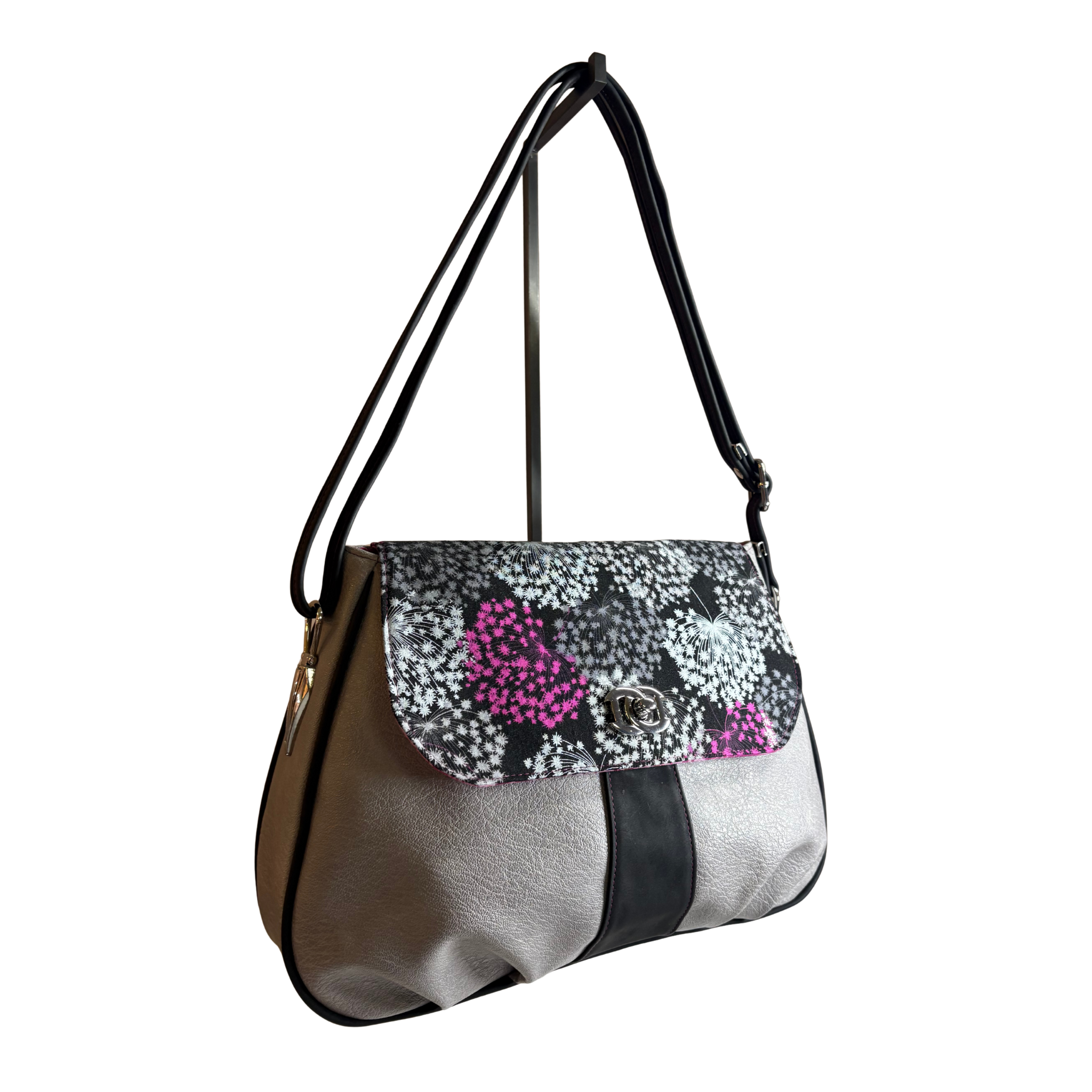 Gabriella - Black, Silver & Hot Pink
