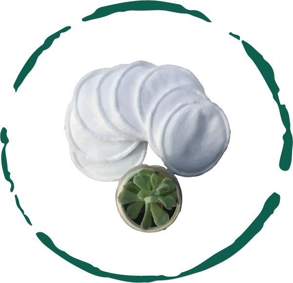 Thumbnail: Reusable Facial Rounds Pads (5pcs)