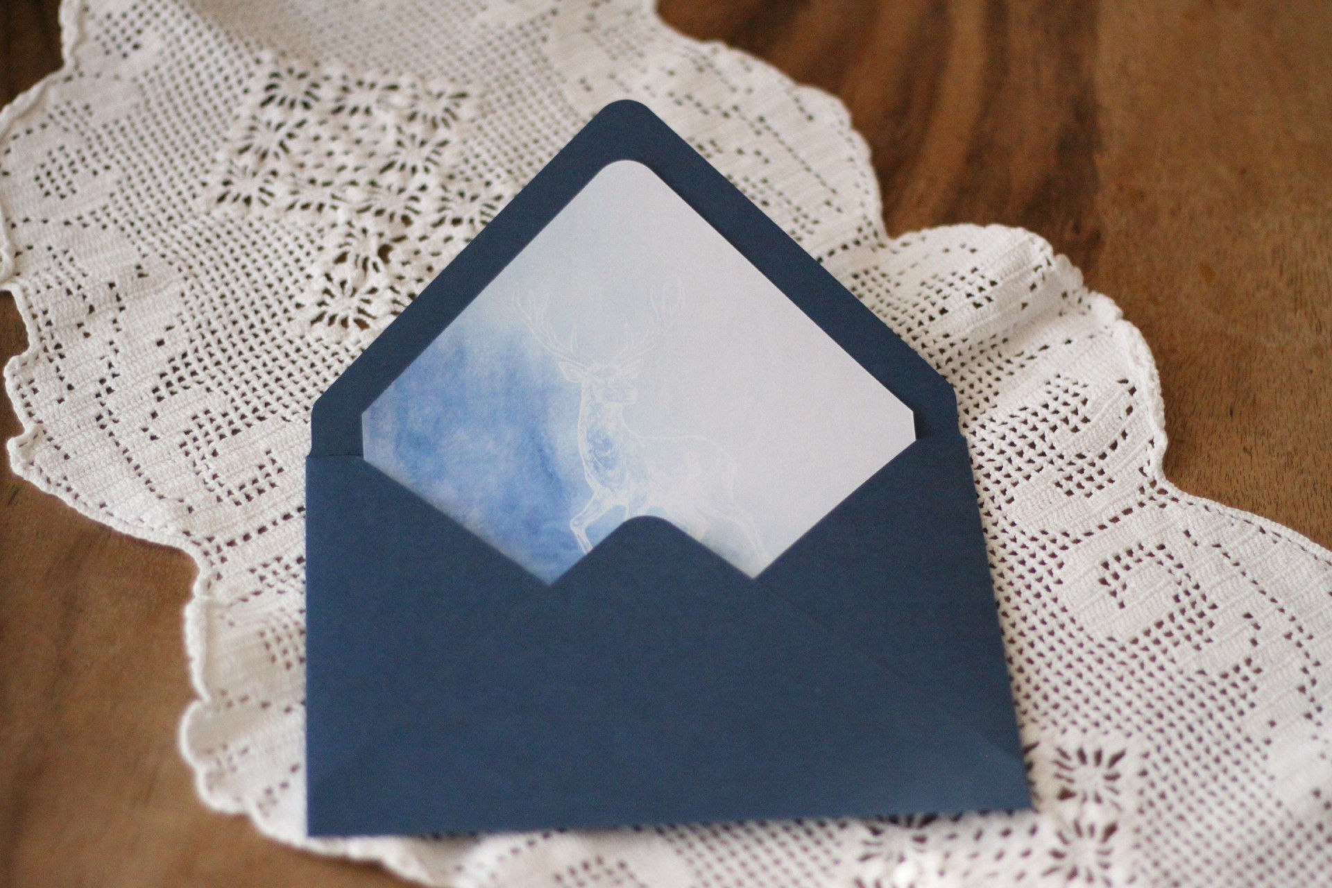 Obálka C6+ modrá - Jelení