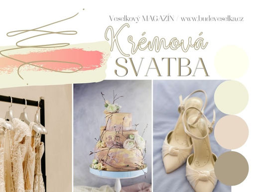 Inspirace týdne: Krémová svatba