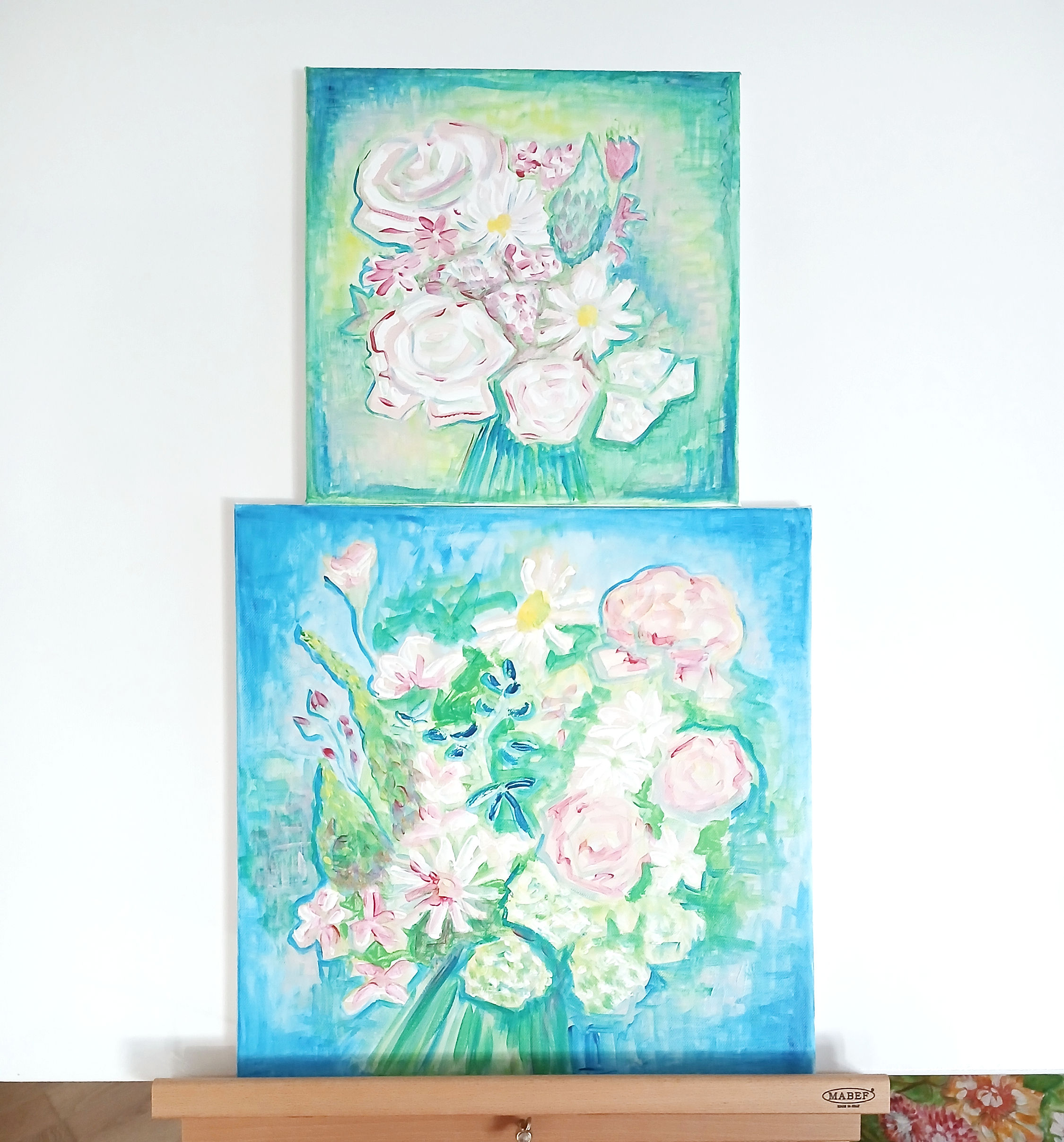 Set 2 obrazů Kytice