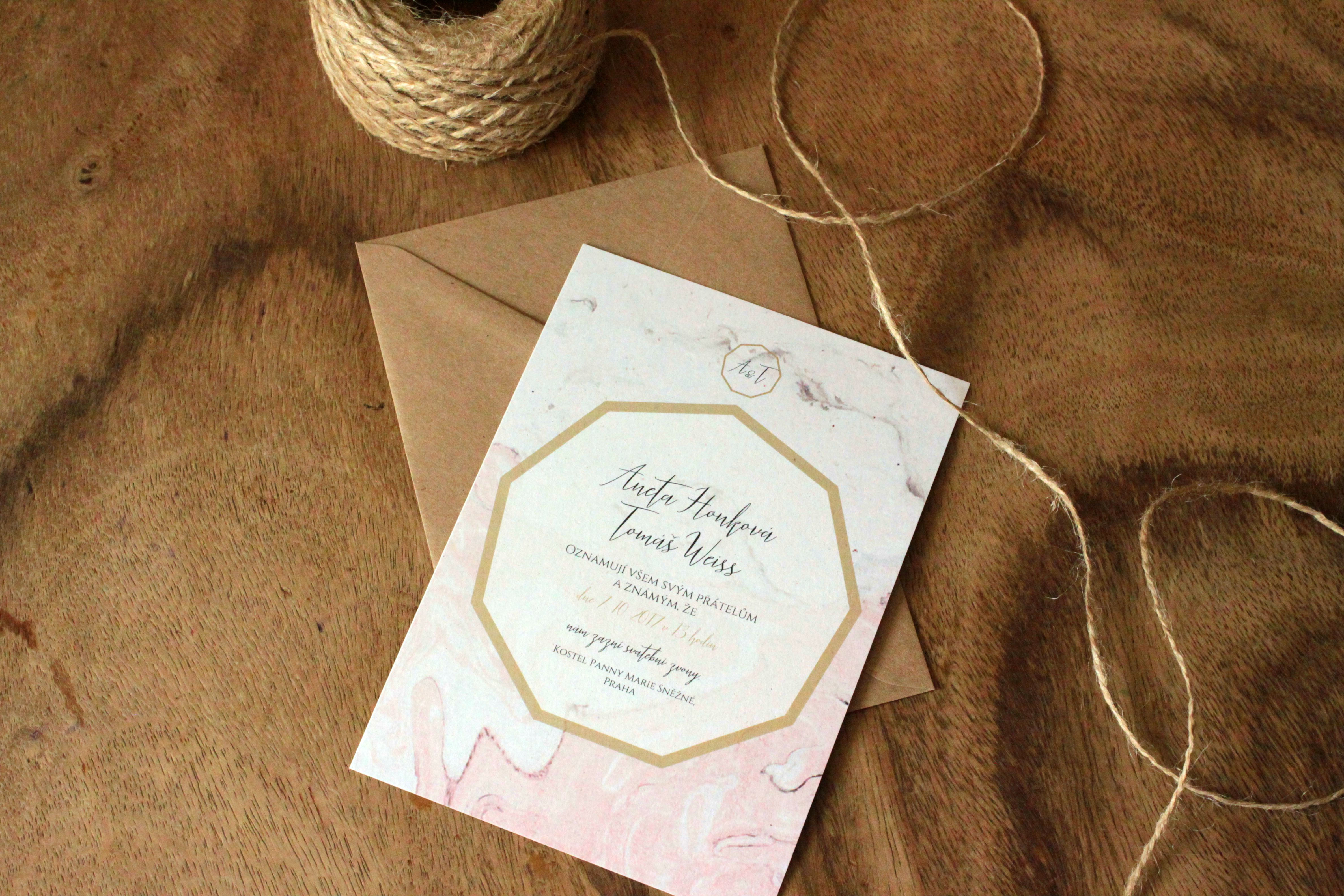 Mramor, v růžovobílé - vzorek