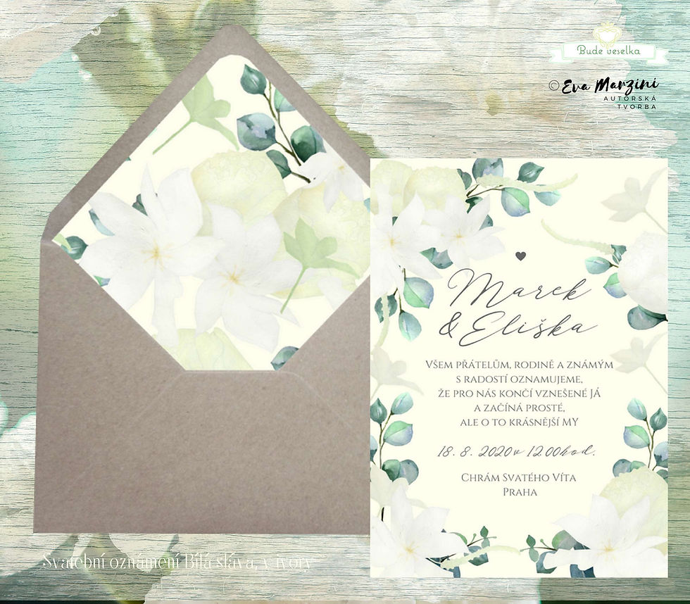 Miniatura: Kulaté nálepky Bílá sláva, v ivory, 72 ks /45 mm