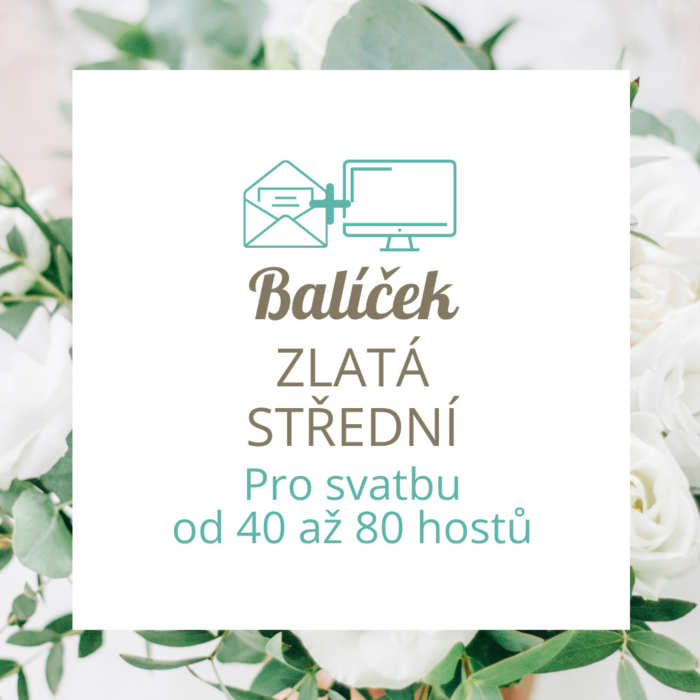 BALÍČEK: 40 ks papírová oznámení + web MAXI