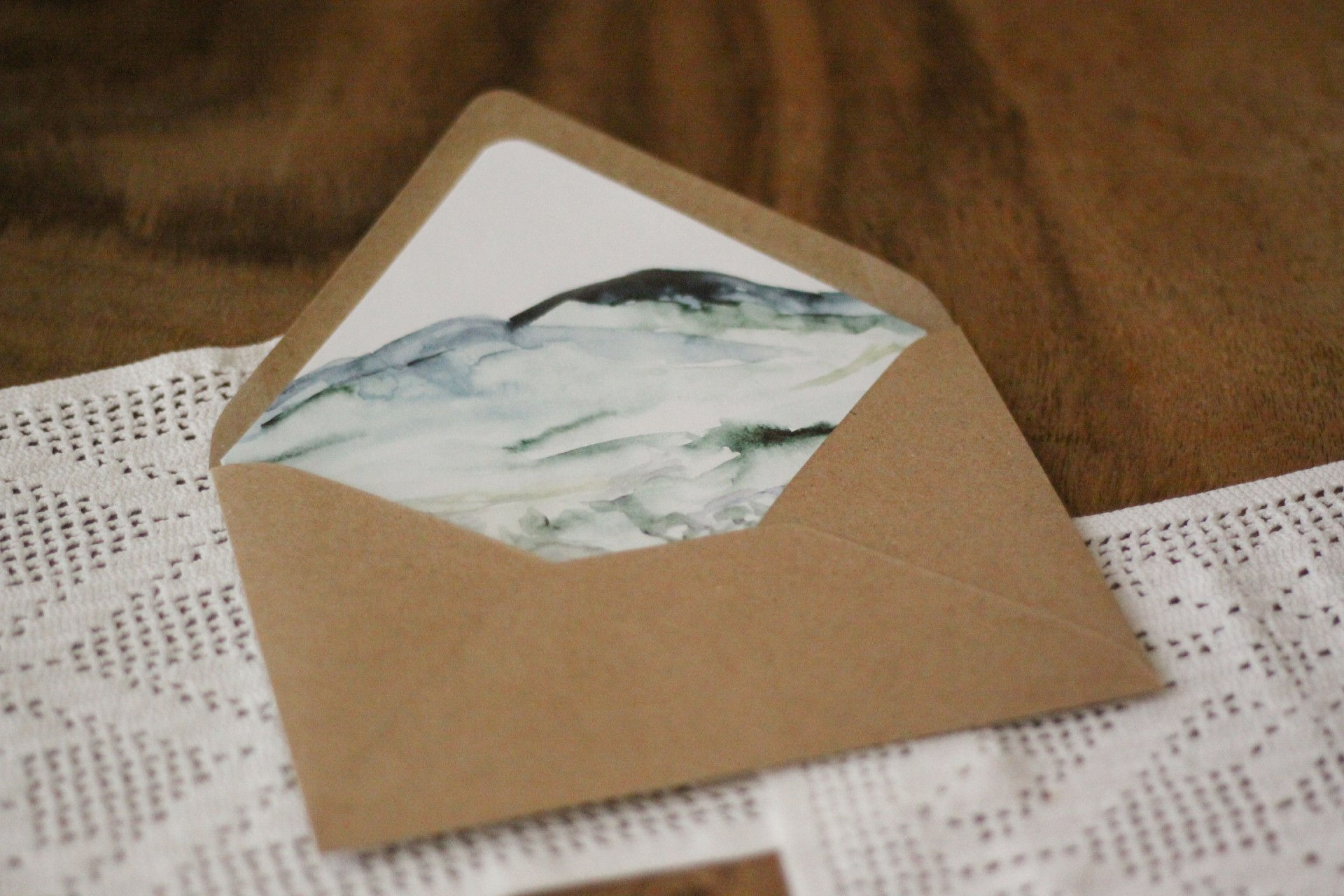 Obálka C6+ kraft - s vkladem Krkonoše Kotel