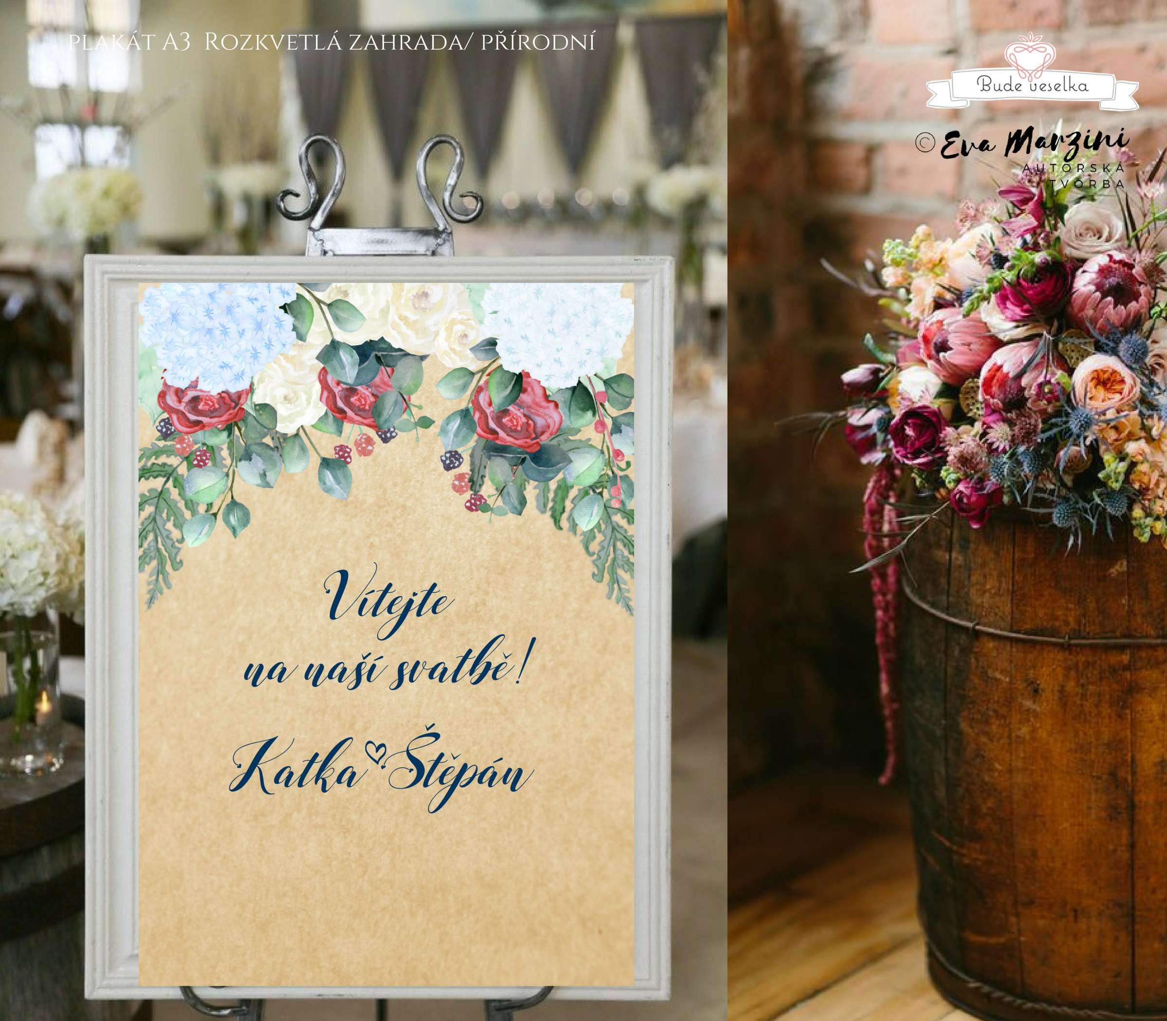 Plakát Vítejte Rozkvetlá zahrada, No.5, A3