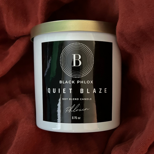 Quiet Blaze Candle Black Phlox Candle