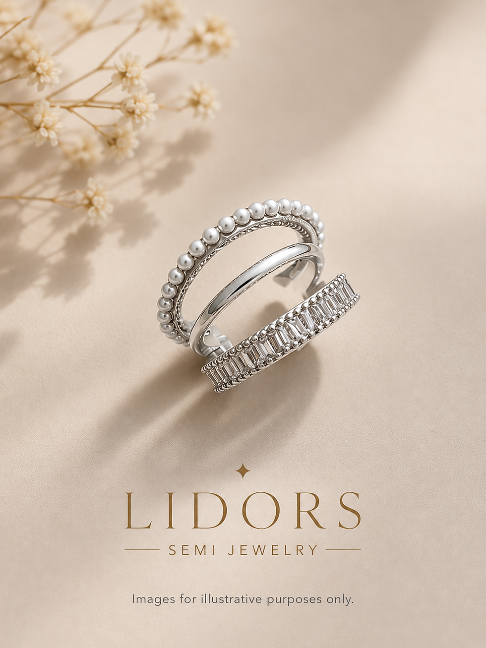 Thumbnail: LIDORS Trinity Luxe Earrings
