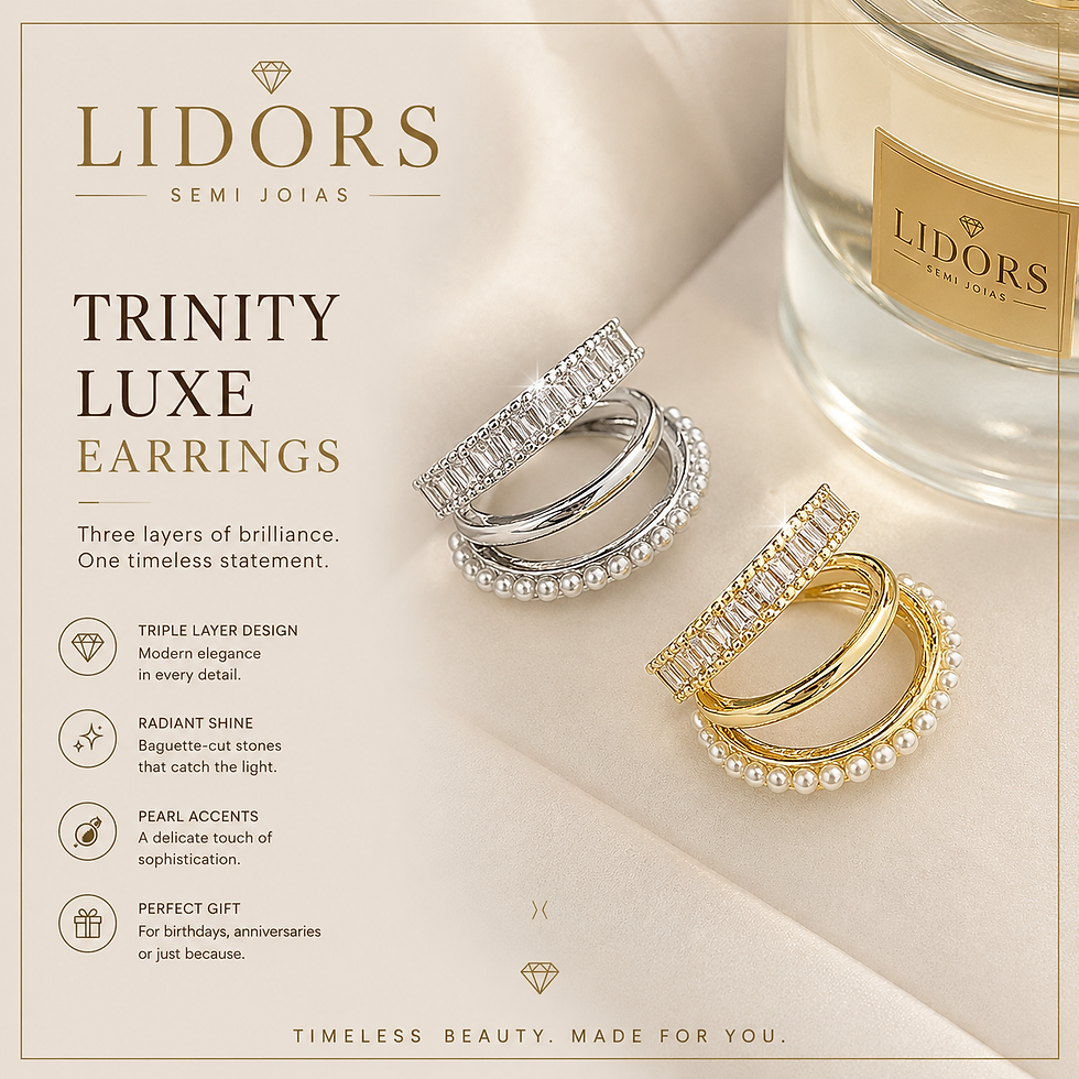 Thumbnail: LIDORS Trinity Luxe Earrings