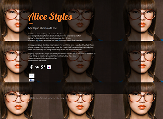 My Bio One Pager Website Template Wix