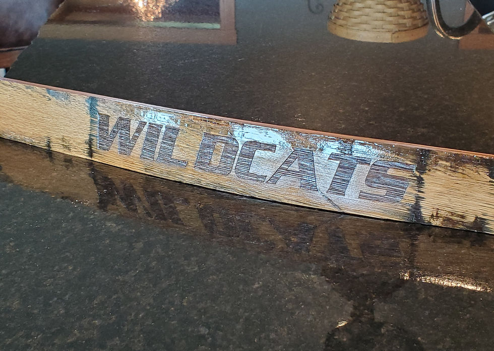 Thumbnail: Whiskey Stave Engraved