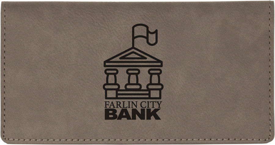 Thumbnail: Leatherette Engraved Checkbook Cover