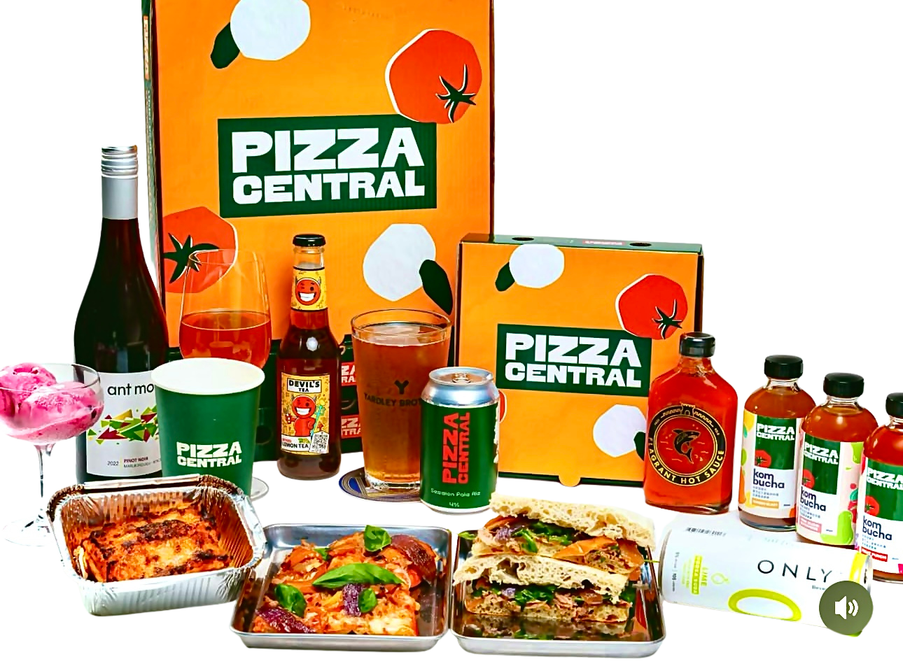 Arranged Food and Objects