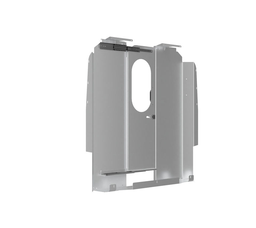 Miniature : PARTITION ALUM. WITH GLASS, SLIDING DOOR