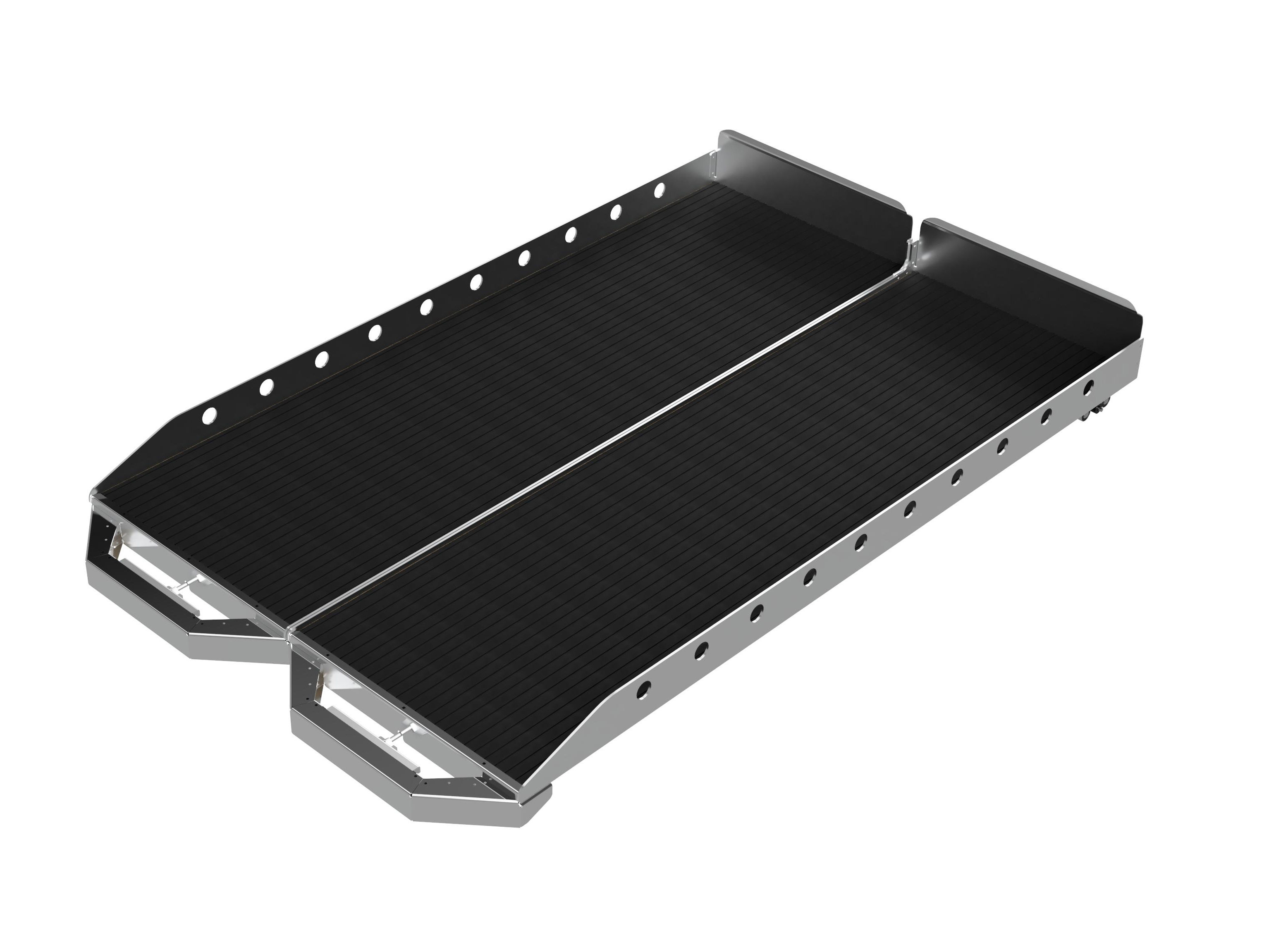 DOUBLE ROLLING SLIDE-OUT BED 2 x 24’’x 78’’