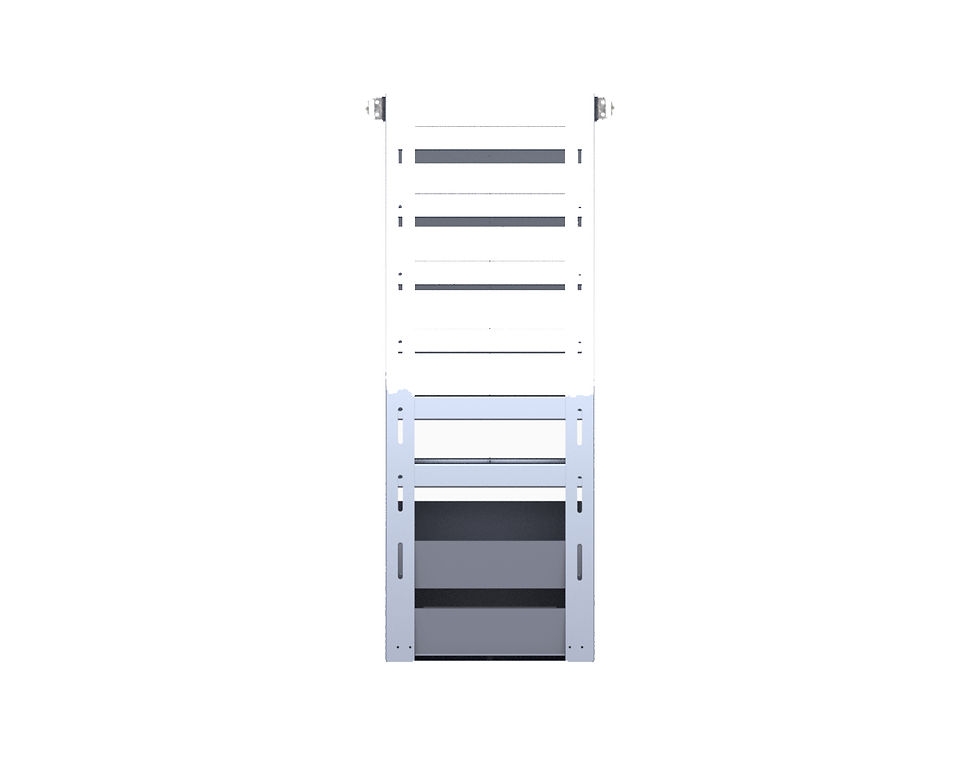 Miniature : ARMOIRE EN ALUMINIUM 46-1/2" H.