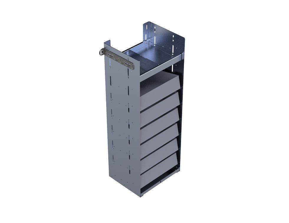 Miniature : ALUMINUM PARTSKEEPER 46-1/2" H.
