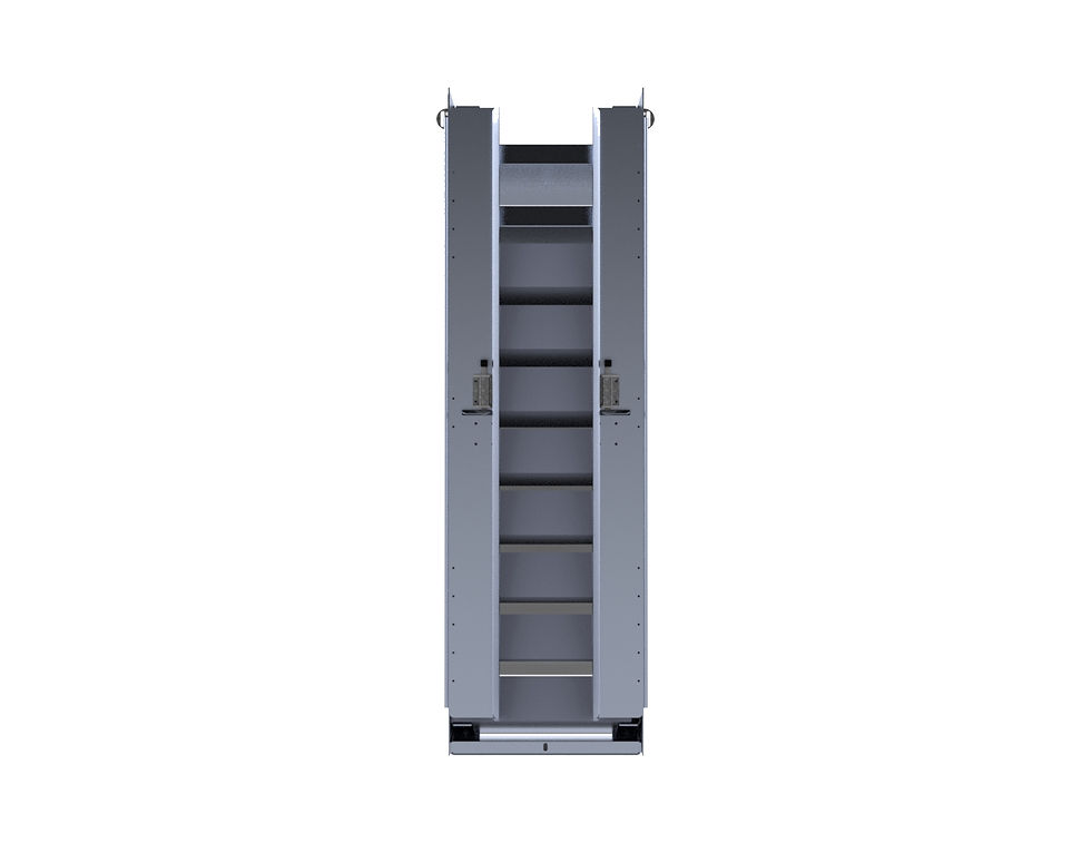 Miniature : ALUMINUM PARTSKEEPER 59-1/2" H.