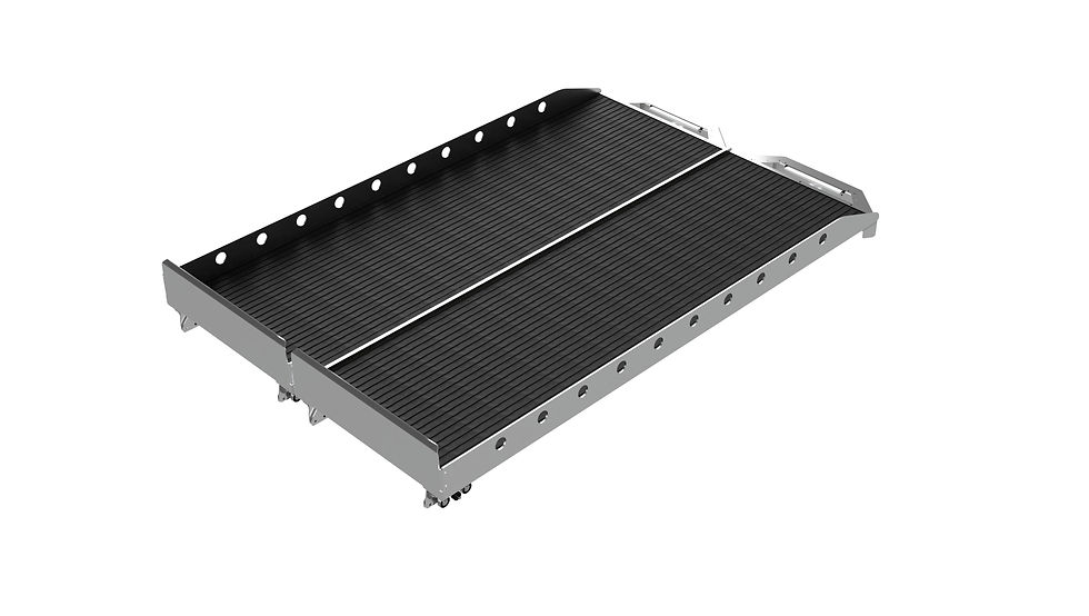 Miniature : DOUBLE ROLLING SLIDE-OUT BED 2 x 24’’x 78’’