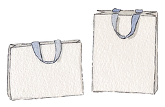 Shopping bag illustration